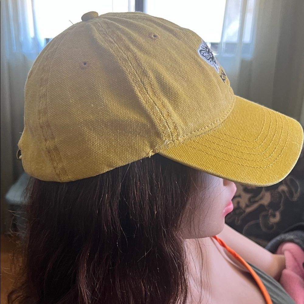 #1259+Yellow Bee Kind Hat Cap - Picture 2 of 5
